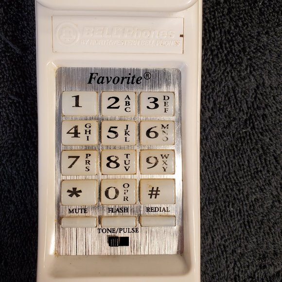 Northwestern Bell Phone "Favorite" Touchtone White Desk or Wall Mount Telephone - Picture 5 of 11
